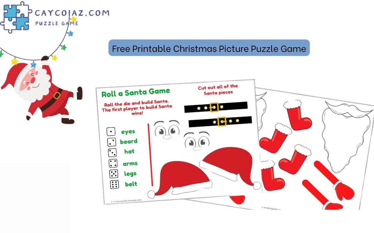 Free Printable Christmas Picture Puzzle Game